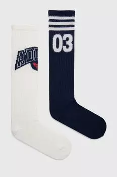 2 пары носков adidas Originals, темно-синий