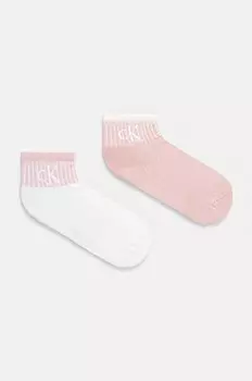 2 пары носков Calvin Klein Jeans, розовый