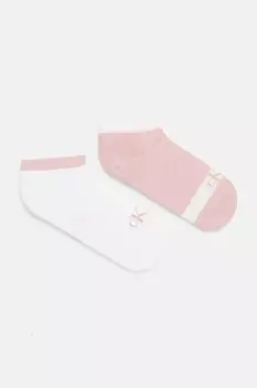 2 пары носков Calvin Klein Jeans, розовый