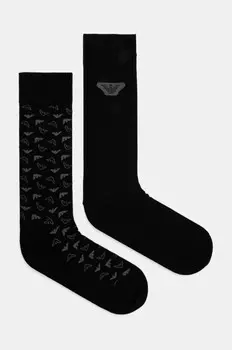 2 пары носков Emporio Armani Underwear, черный