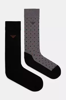 2 пары носков Emporio Armani Underwear, серый