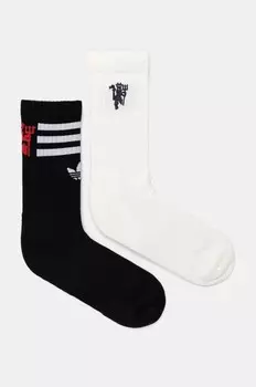 2 пары носков Manchester United adidas Originals, белый