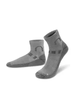 2 пары носков с короткими рукавами из шерсти мериноса Lismore normani, серый