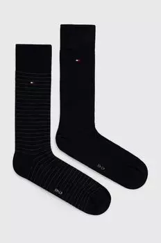 2 пары носков Tommy Hilfiger, темно-синий