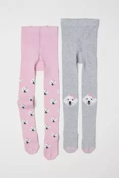 2 пары прозрачных колготок H&amp;M