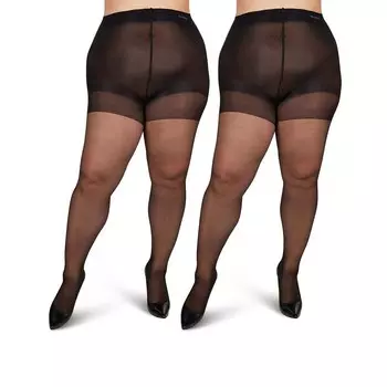 2 пары пышных бодрящих колготок Ct MeMoi, черный