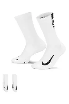 2 пары спортивных носков Multiplier Nike, черный