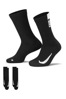 2 пары спортивных носков Multiplier Nike, черный