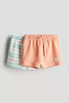 2 пары спортивных шорт H&M, оранжевый