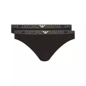 2 пары трусиков Emporio Armani, черный