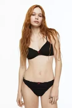 2 пары трусов-стрингов H&amp;M, черный