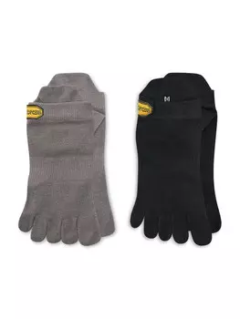 2 пары/упаковка носков до щиколотки Vibram Fivefingers, черный
