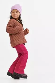 2 пары вельветовых брюк без застежек H&amp;M