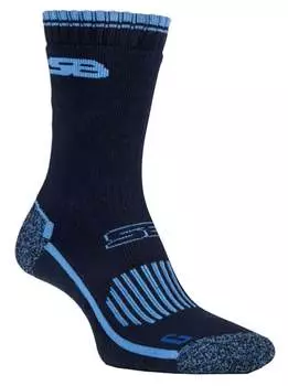 2 пары женских дышащих прогулочных носков из хлопка с супинатором Storm Bloc, синий