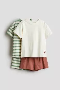 2 пижамы из хлопка H&M, мультиколор
