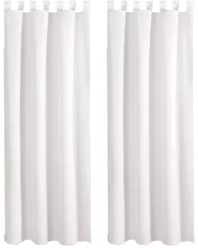 2 полотенца для душа Ross Cashmere Feeling - в наборе, впитывающие и очень мягкие на ощупь, простые в уходе и приятные для кожи, с тонкой волнистой каймой Bestlivings, белый