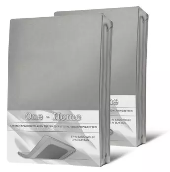 2 простыни размером 140–160 см x 200–220 см, серебристый эластановый короб, пружинная кровать, водяная кровать One-Home, серебро