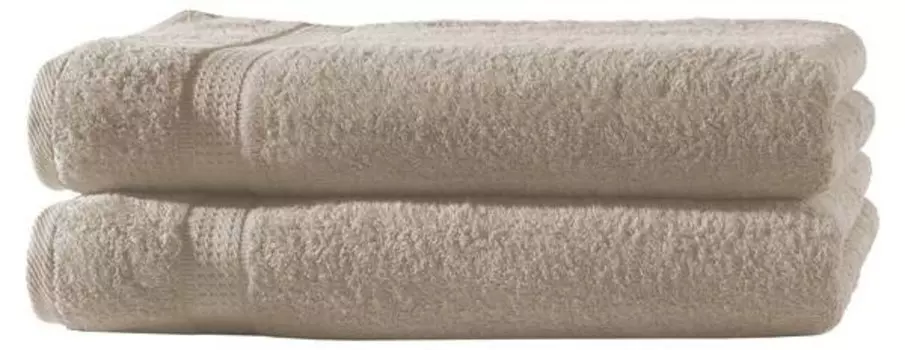 2 шт Frottier Набор полотенец Hometex Premium Textiles, 70x1x140 см, бежевый