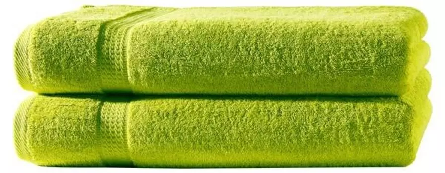 2 шт Frottier Набор полотенец Hometex Premium Textiles, 70x1x140 см, зеленый