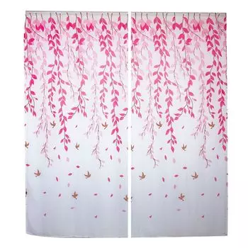 2 шт./компл., праздничные шторы, красивые легкие бытовые занавески для спальни Stuttg, розовый