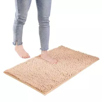 2 шт. коврик для ванной, нескользящий ковер для ванной комнаты 40 x 60 см - коврик для унитаза, пушистый коврик для пола или коврик для ванной для душа, ванны и туалета CANDeal, синий