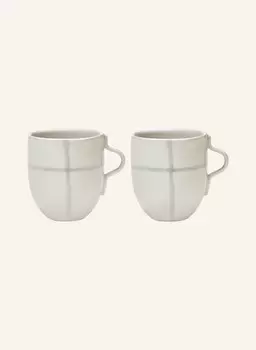 2 шт - Кружка Serax ZUMA, высота 9,5 см, кремовый