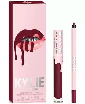 2 шт. Матовый набор для губ Kylie Cosmetics, цвет 403 Bite Me