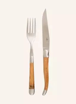 2 шт. набор столовых приборов Forge De Laguiole, коричневый