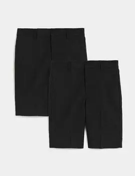 2 шт. облегающих школьных шорт для мальчиков (2–14 лет) Marks & Spencer
