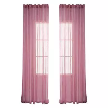 2 шт. оконная марля Простота установки Тонкая работа Широкое применение Изысканный долговечный декоративный полиэстер Терилен Тонкие оконные сетки Аксессуары для спальни Светло-серый Stuttg, мультиколор