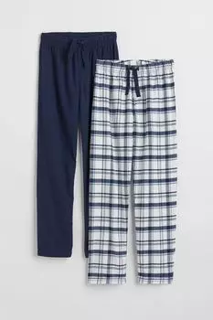 2 шт. пижамных штанов из хлопковой фланели H&amp;M