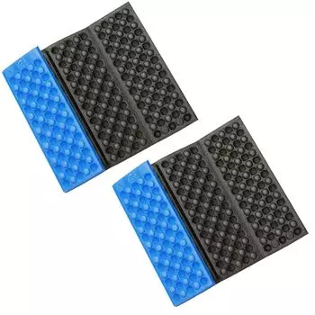 2 шт. портативный открытый водонепроницаемый садовый пикник складной коврик для подушки сиденья коврик-фиолетовый Stuttg, синий