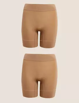 2 шт. шорт против натирания Marks & Spencer, насыщенный янтарный