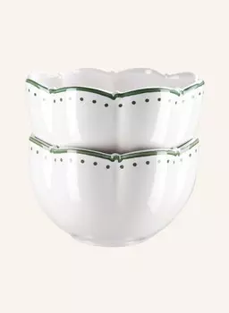 2 шт - Тарелка Aquazzura Casa TUTTI FRUTTI, диаметр 14,5 см, цвет creme/rot/grn