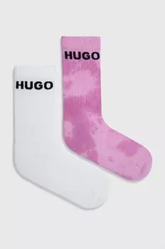 2 штуки носков Hugo, роза