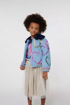 2 слойная юбка миди из блестящей сетки Billieblush, золотой