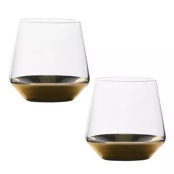 2 стакана андреа Intirilife, желтый