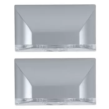 2 светодиодных настенных светильника серебристого цвета, датчик движения, датчик сумерек etc-shop, серебро