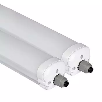 2 светодиодных светильника для ванны, 4320 люмен, холодный белый, L 120 см, VT-1249 etc-shop, серый