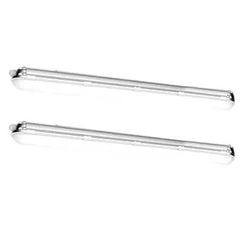 2 светодиодных светильника для ванны, 7200 люмен, холодный белый, L 120 см, VT-160 etc-shop, серебро