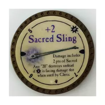 +2 Священная праща (золото), True Dungeon Tokens