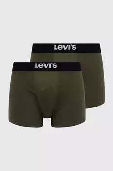 2 упаковки боксеров Levi's, зеленый