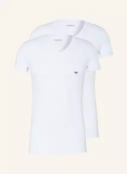 2 упаковки футболок Emporio Armani, белый