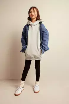 2 упаковки хлопковых леггинсов H&M, черный