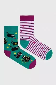 2 упаковки хлопковых носков Medicine, мультиколор