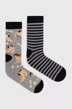 2 упаковки хлопковых носков Medicine, мультиколор