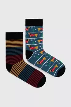 2 упаковки хлопковых носков Medicine, мультиколор