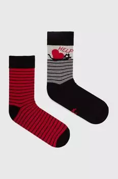 2 упаковки хлопковых носков Medicine, мультиколор