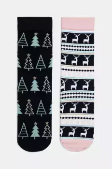 2 упаковки хлопковых носков Medicine, мультиколор