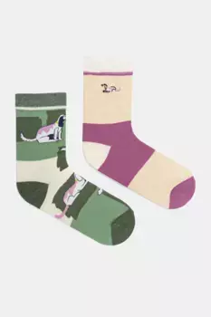 2 упаковки хлопковых носков Medicine, мультиколор